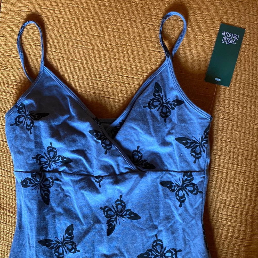 Target Wild Fable Blue Butterfly Dress